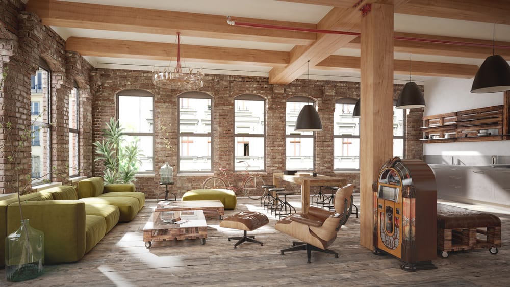 salas-decoradas-tijolo-aparente-loft